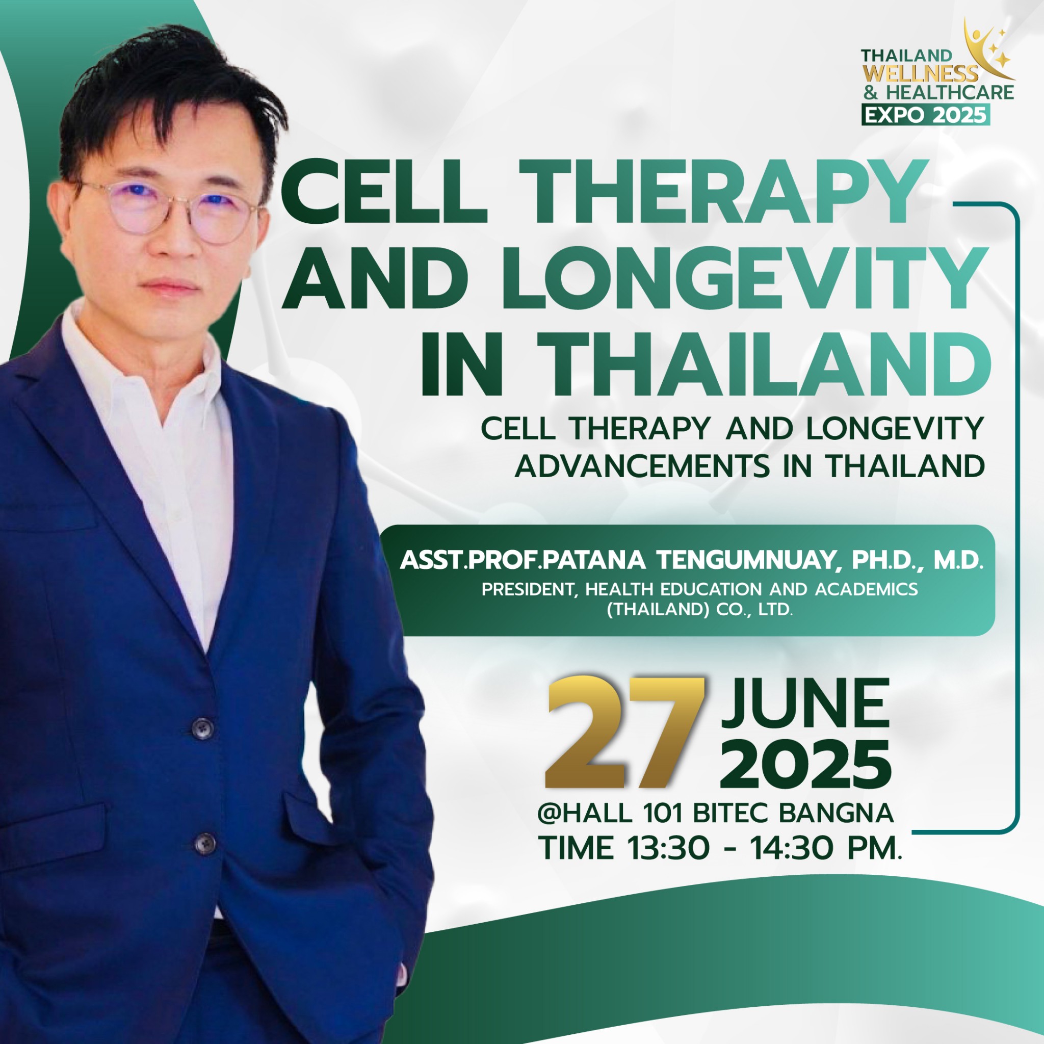 CELL THERAPY AND LONGEVITY IN THAILAND Cell therapy and longevity advancements in Thailand
